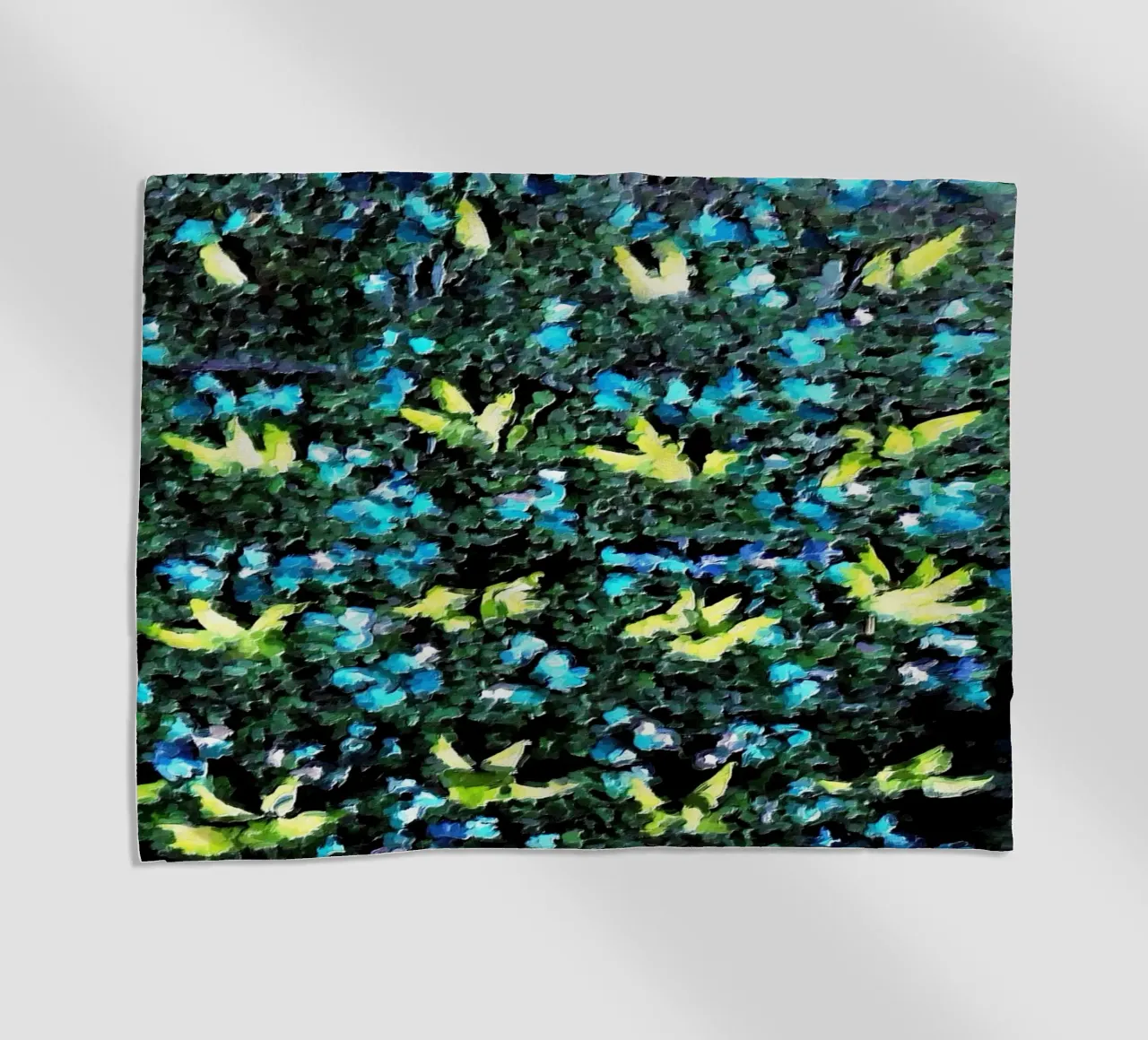 Blu, verde e giallo telo mare da Piccola Serenata