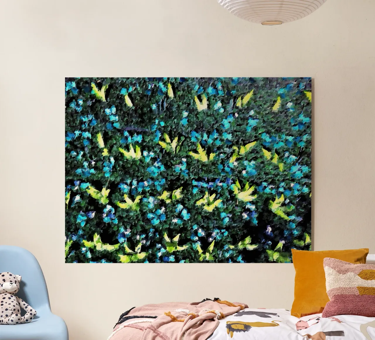 Blu, verde e giallo plexiglass da Piccola Serenata