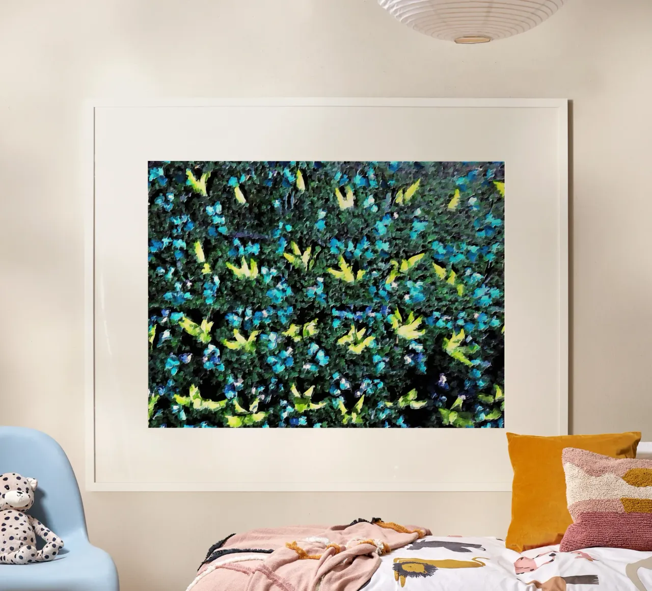 Blu, verde e giallo poster da Piccola Serenata