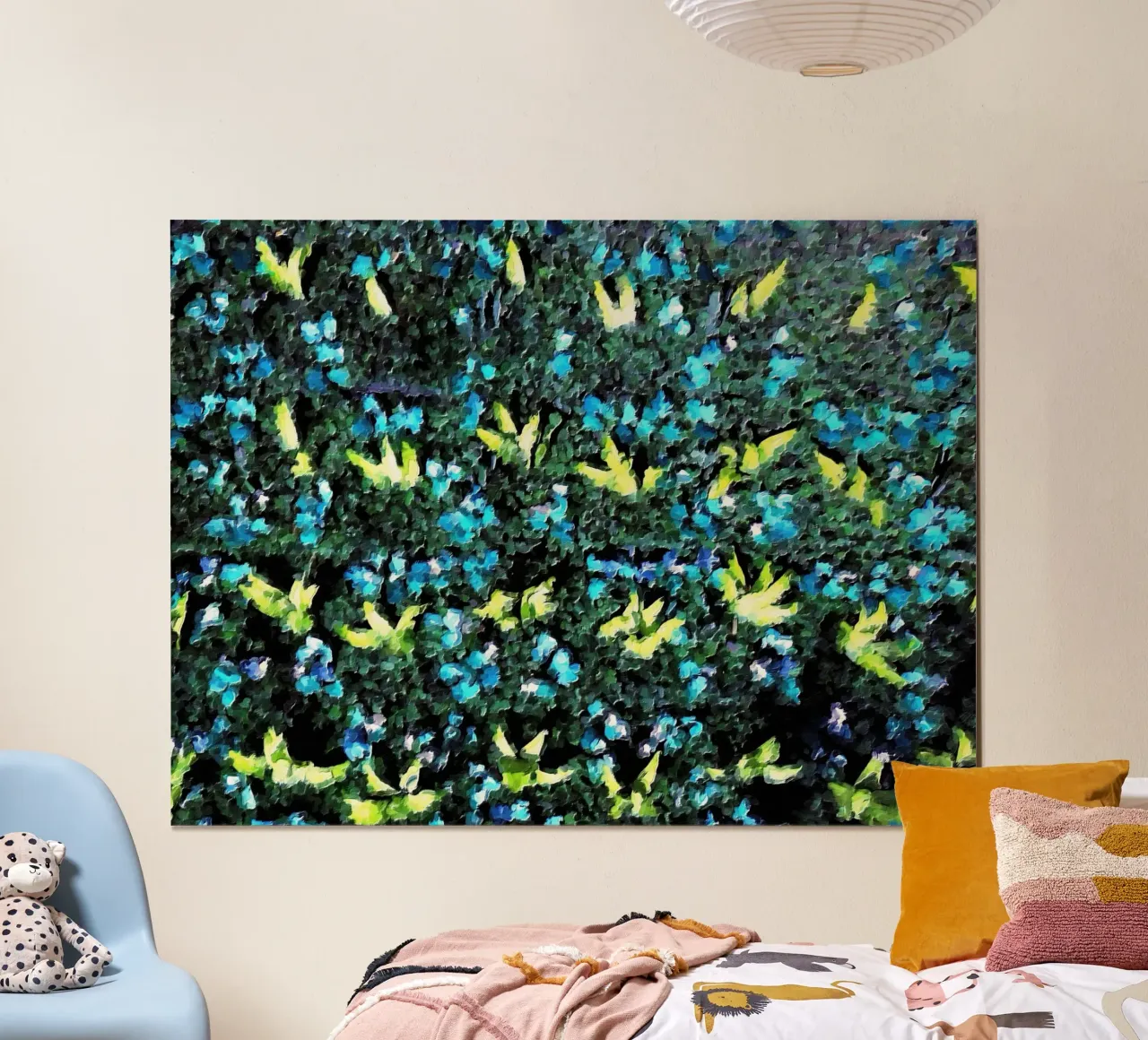 Blu, verde e giallo poster da Piccola Serenata