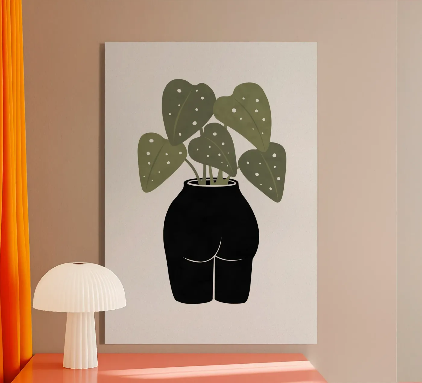 Vaso Butt-anical plexiglass da Orara Studio