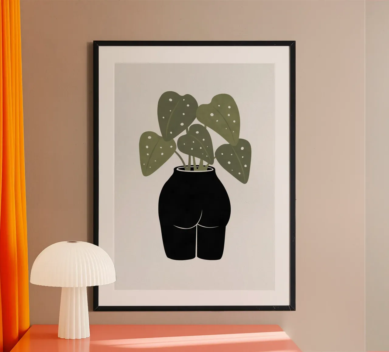 Vaso Butt-anical poster da Orara Studio