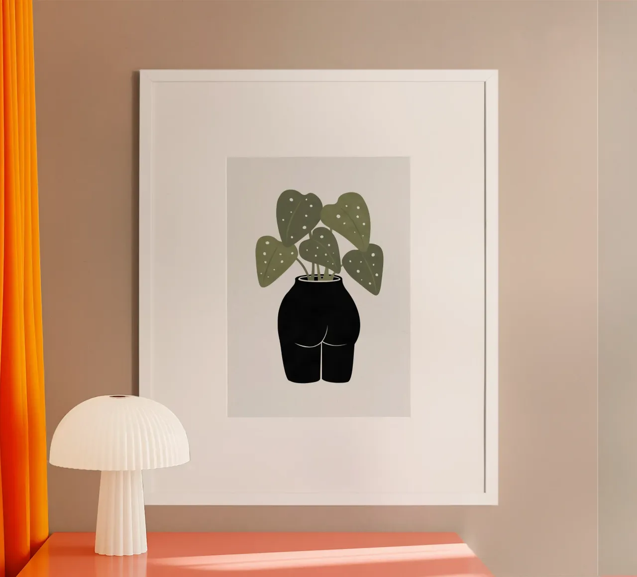 Vaso Butt-anical poster da Orara Studio