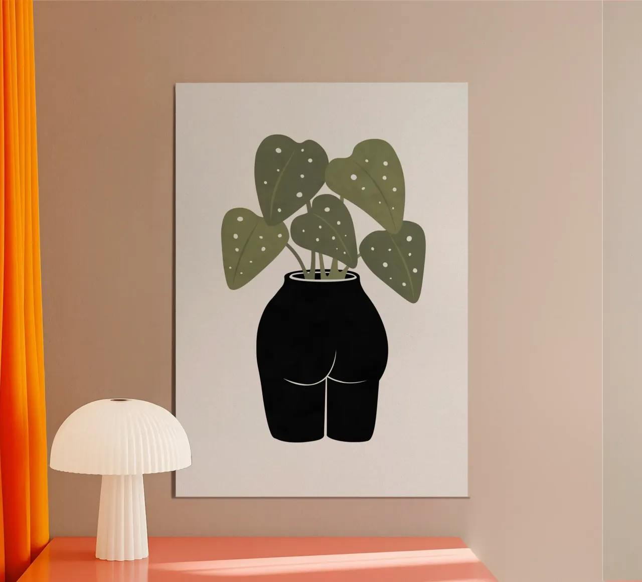 Vaso Butt-anical poster da Orara Studio