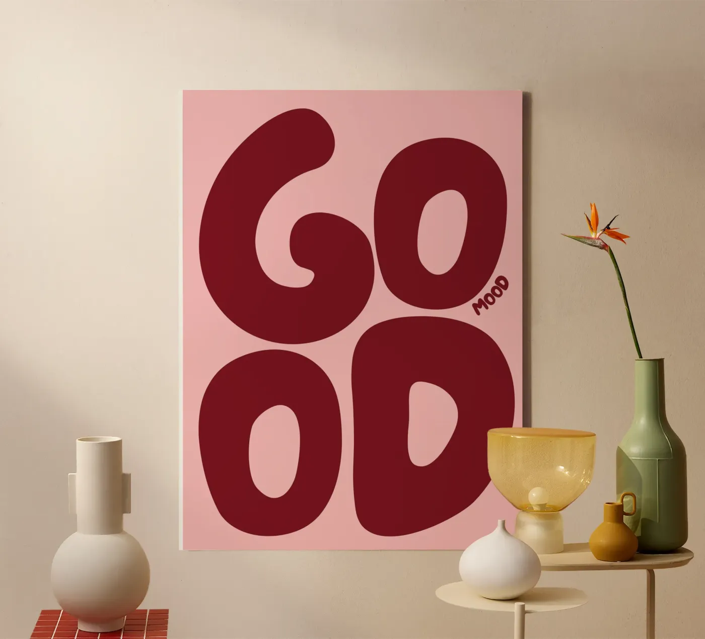Good mood Statement canvas by HummelBär