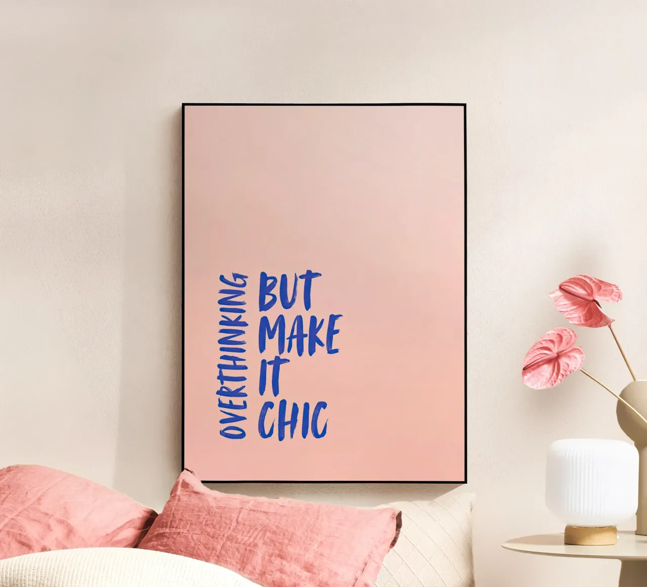 Overthinking, But Make It Chic plexiglass da Between Lines