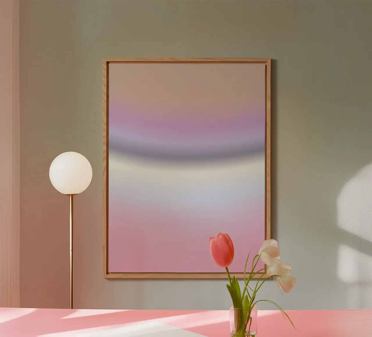 LOVE + COMPASSION [愛] Alu-Dibond von ÂME LIBRE STUDIO