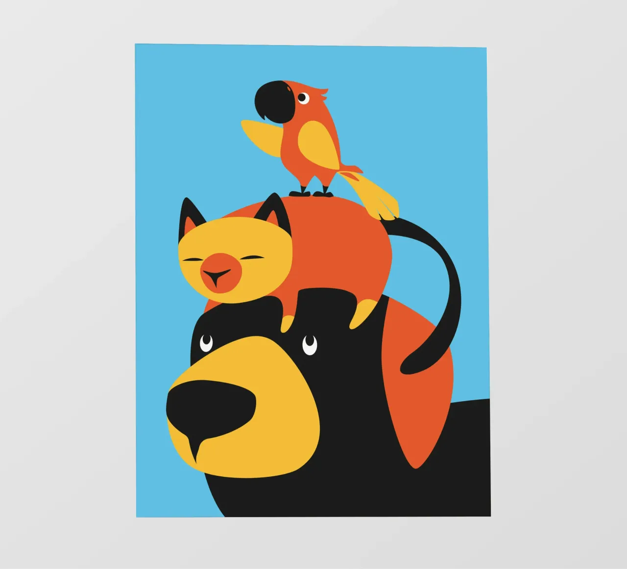 Ensemble fotobehang van Tamsen Design