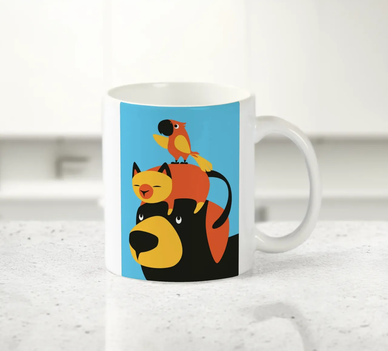 Ensemble ceramic mug by Tamsen Design