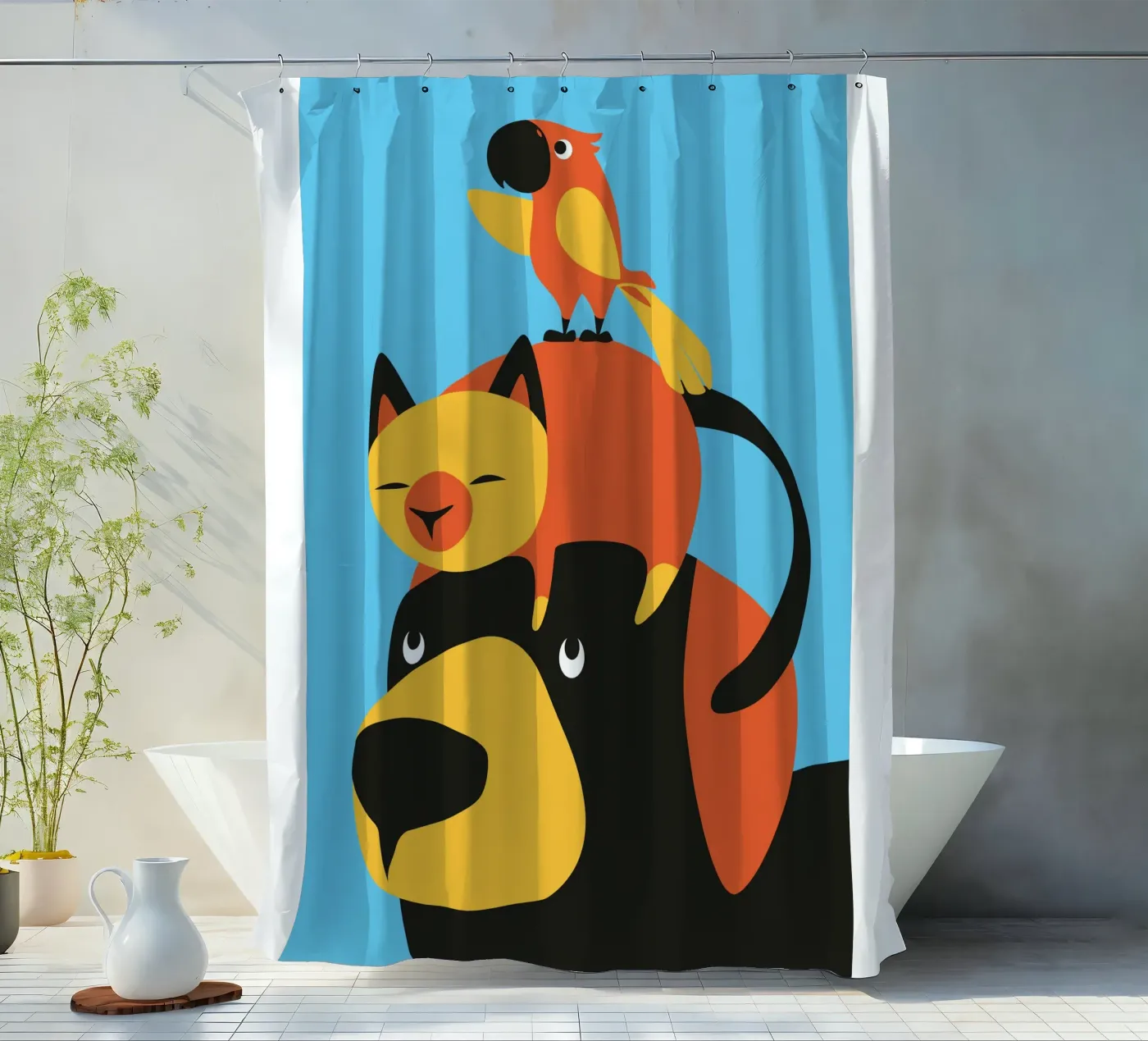 Ensemble Duschvorhang von Tamsen Design