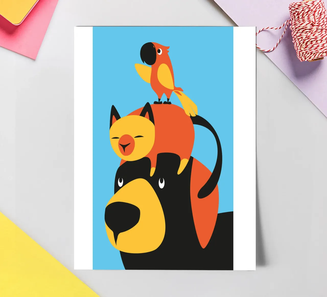 Ensemble sticker sheet by Tamsen Design