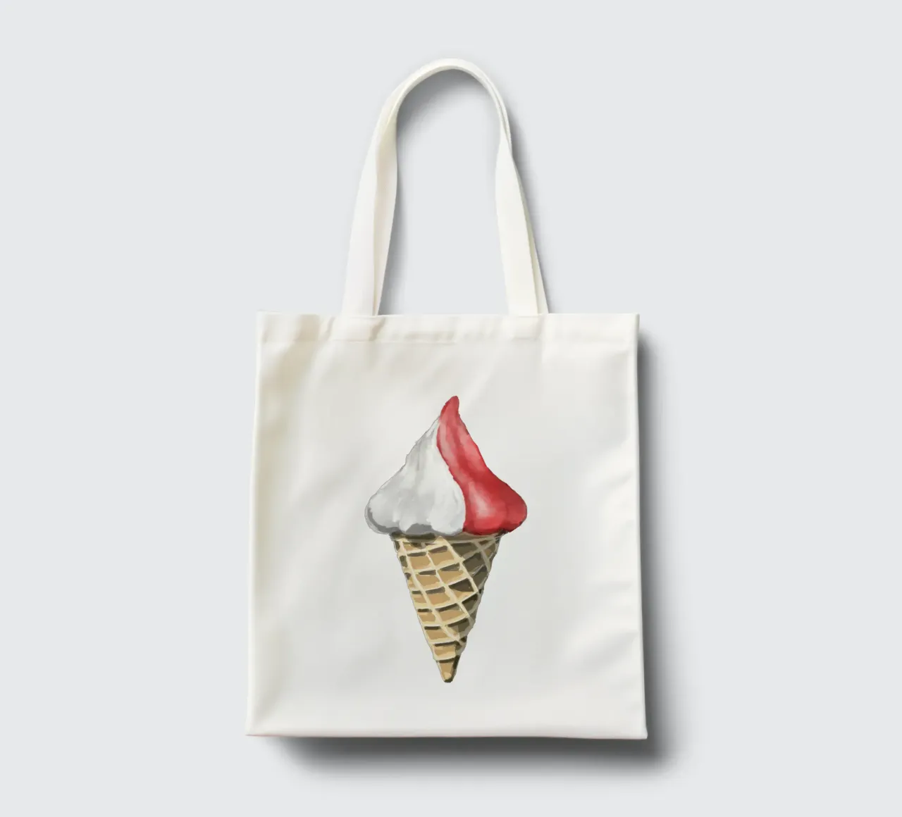 Softeis Jutebeutel von Face & Content