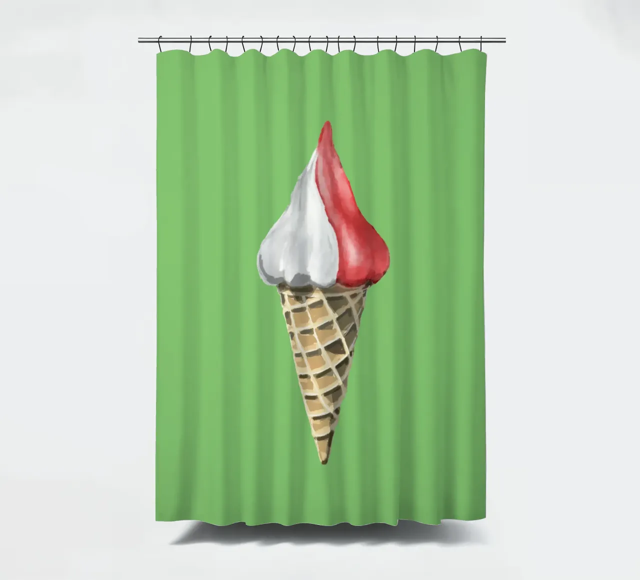 Softeis Duschvorhang von Face & Content