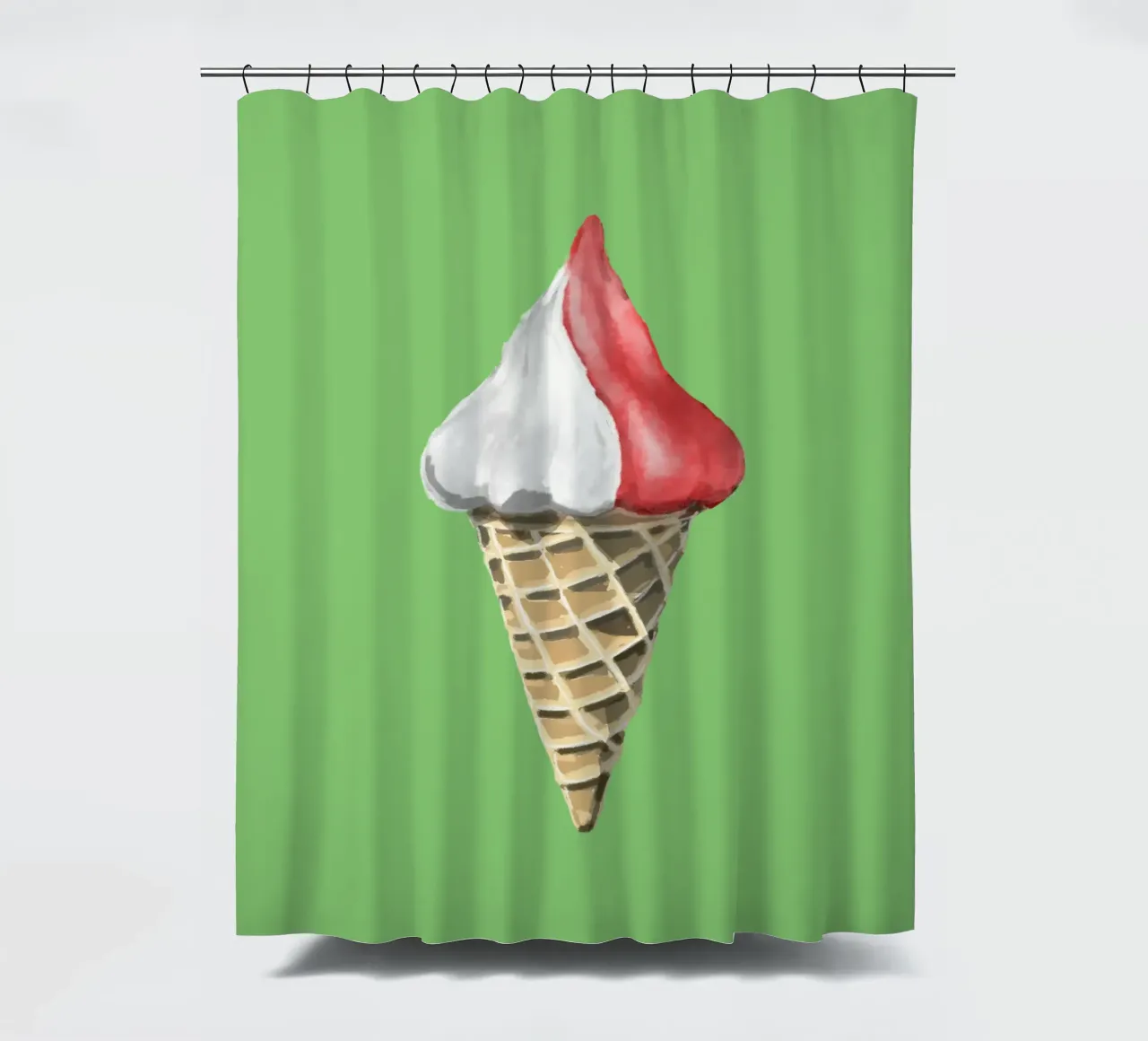 Softeis Duschvorhang von Face & Content