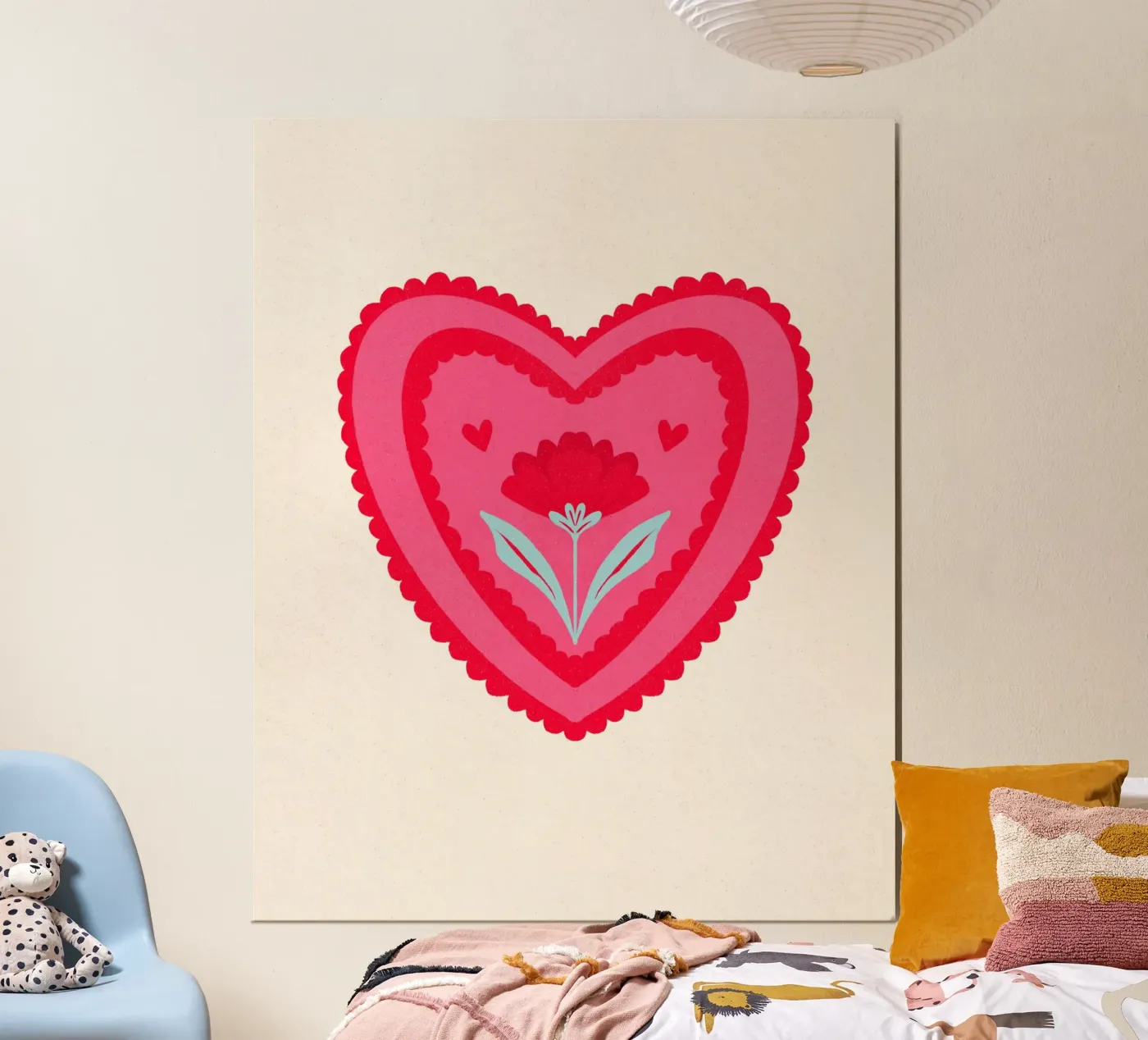 Chocolade Bloemendoos poster van Wackapacka