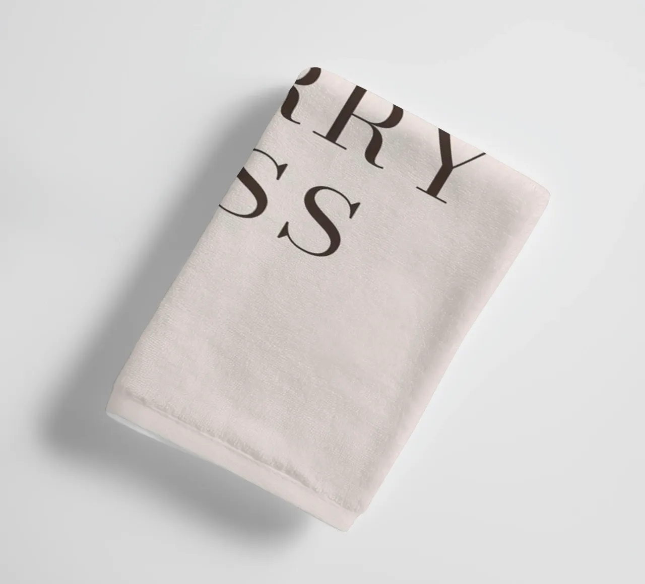 Motivational slogan - Minimalist typography design towel by Whole©