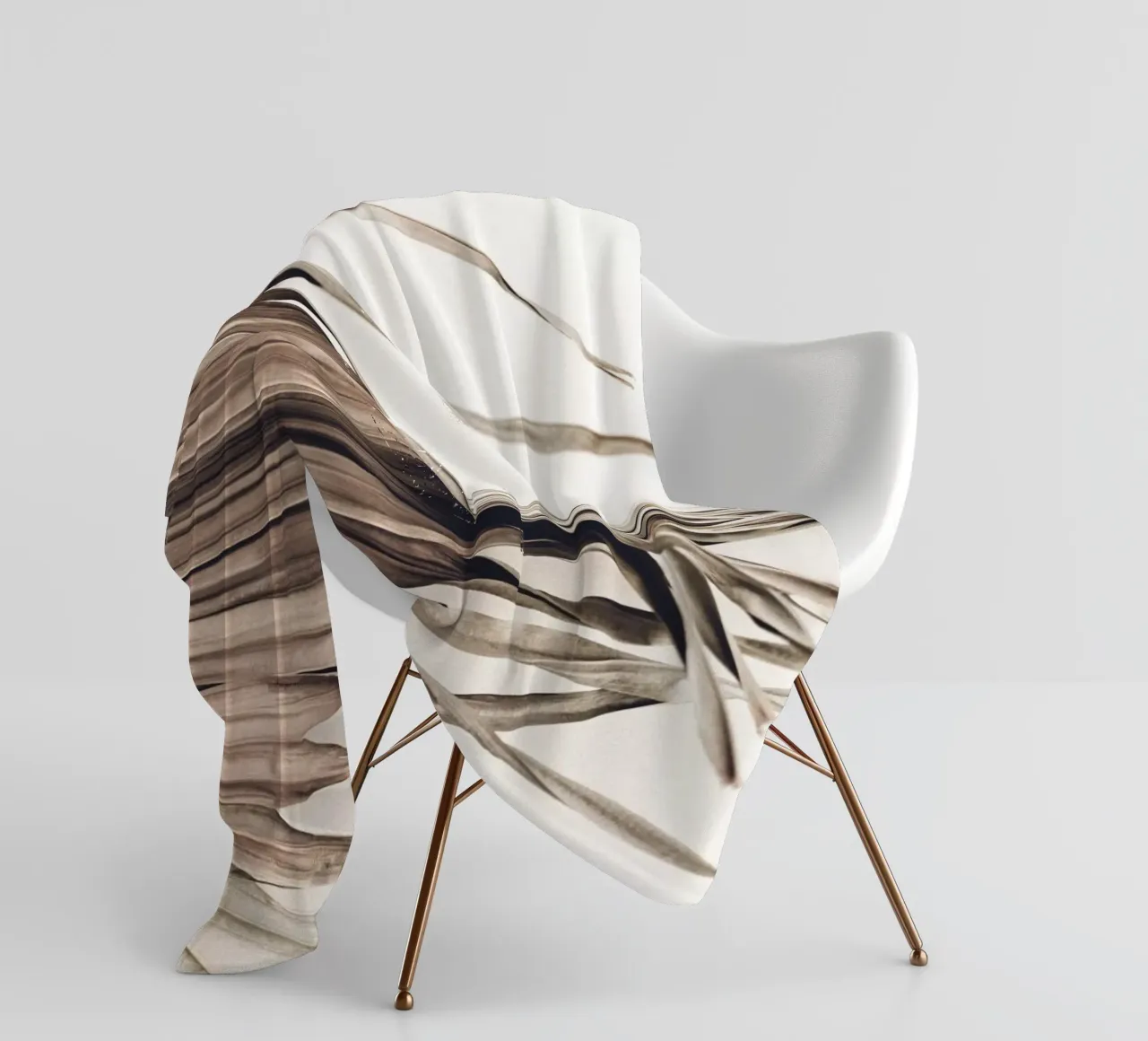 Abstract nature fleece blanket by Whole©