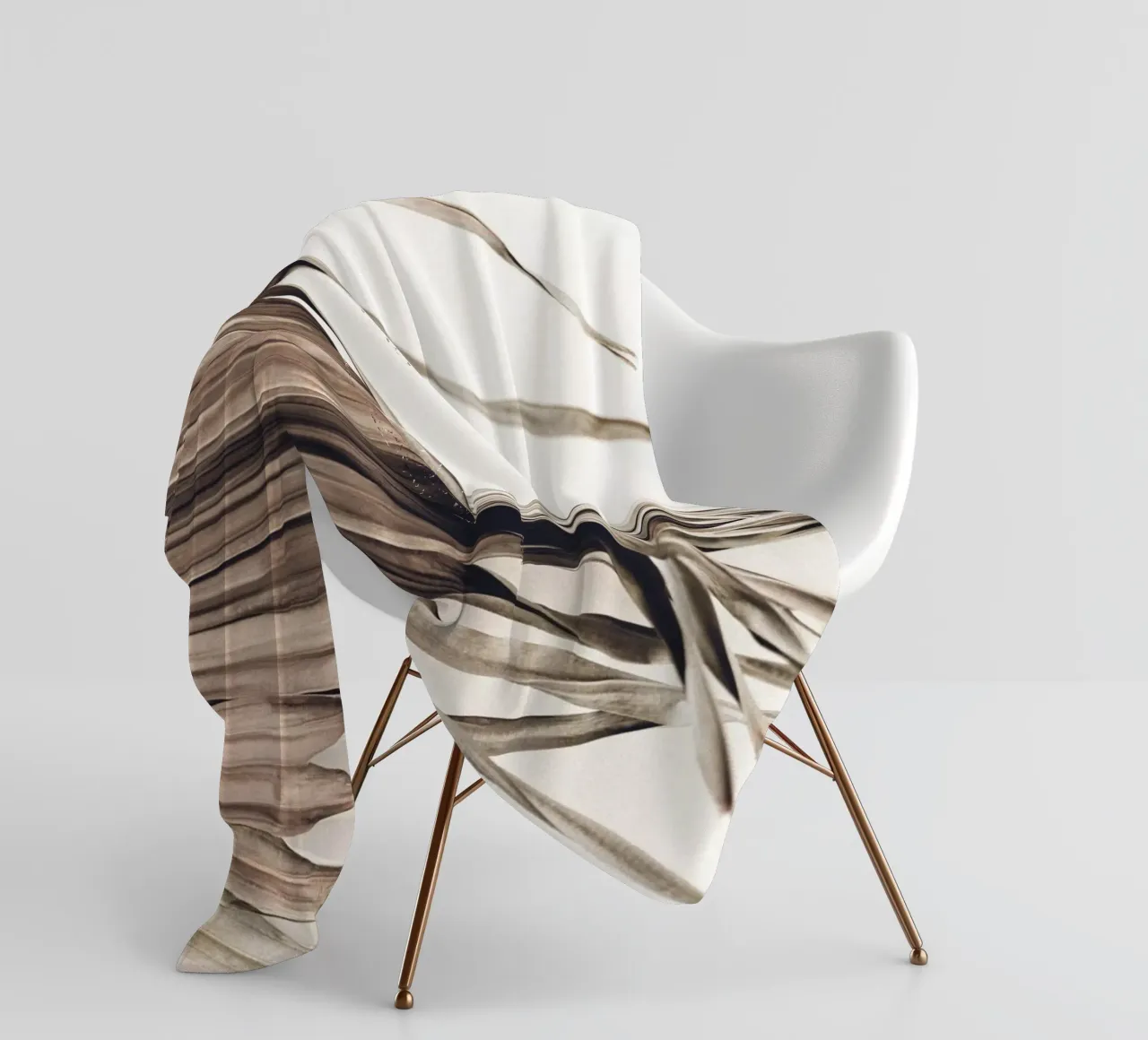 Abstract nature fleece blanket by Whole©