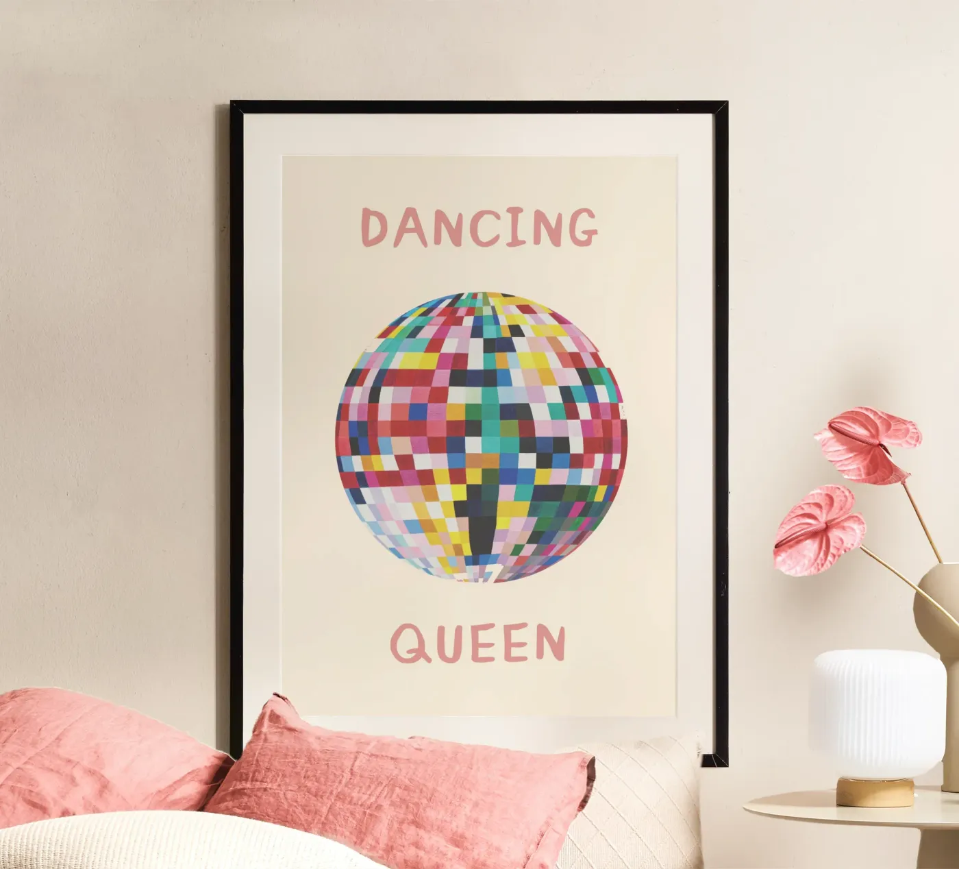 Dancing Queen Disco poster by EverLuvv Studio