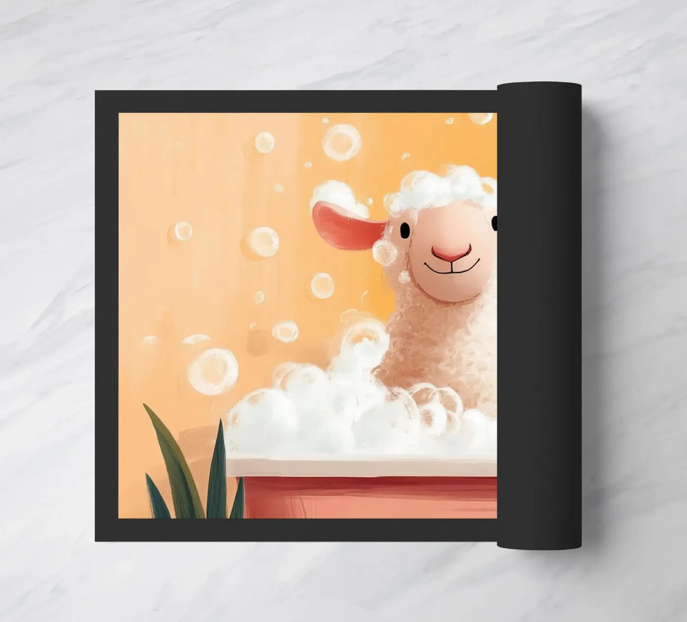 Baa-th Time! doormat by Kiara