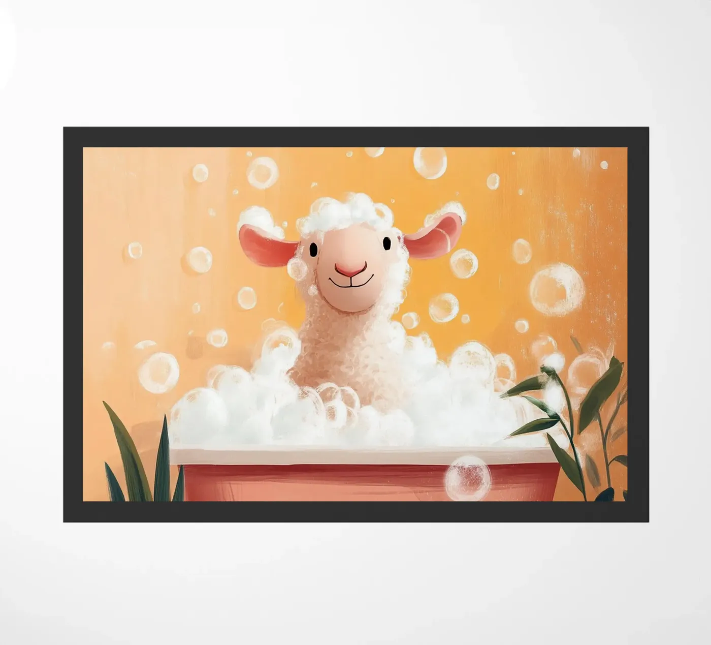 Baa-th Time! doormat by Kiara