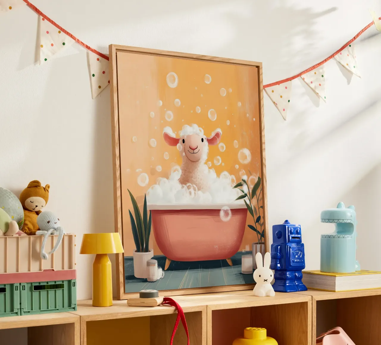 Baa-th Time! acrylic glass by Kiara