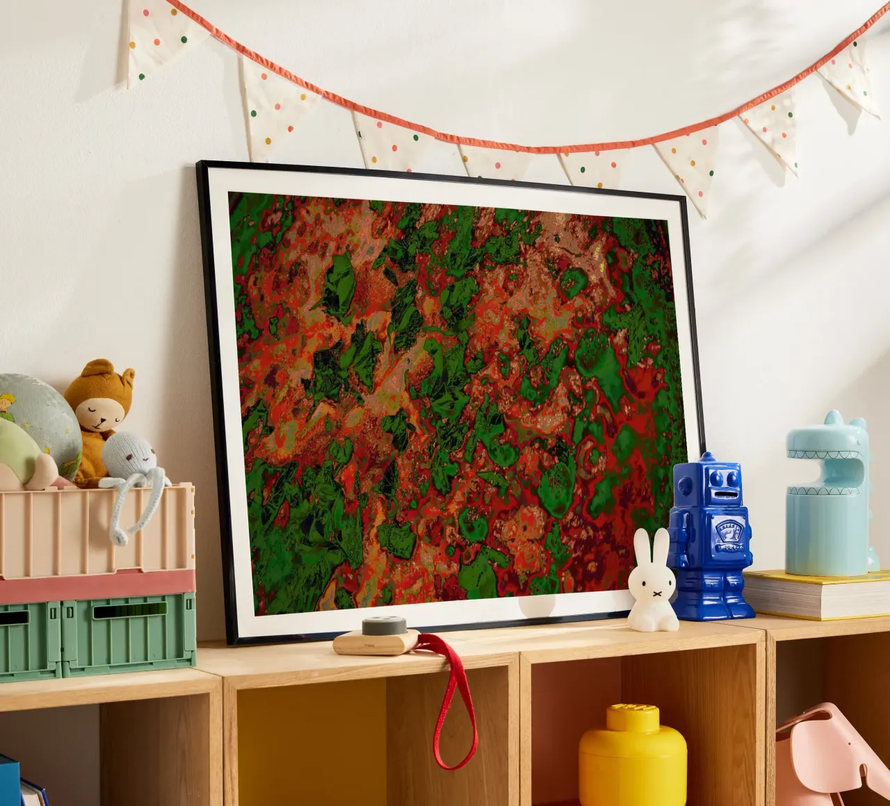 Pizza map poster by CASTILO Krass-Art