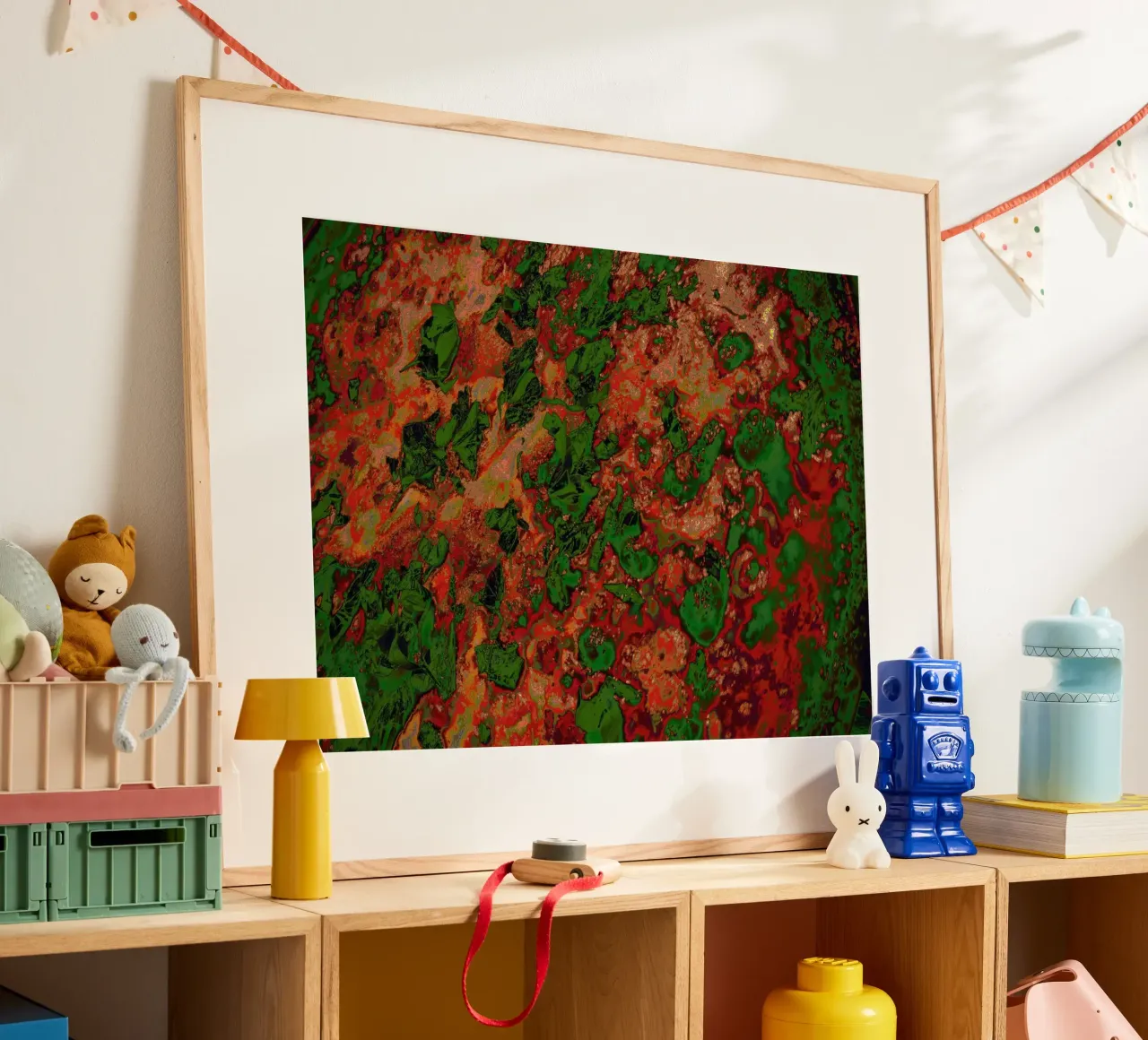 Pizza map poster by CASTILO Krass-Art