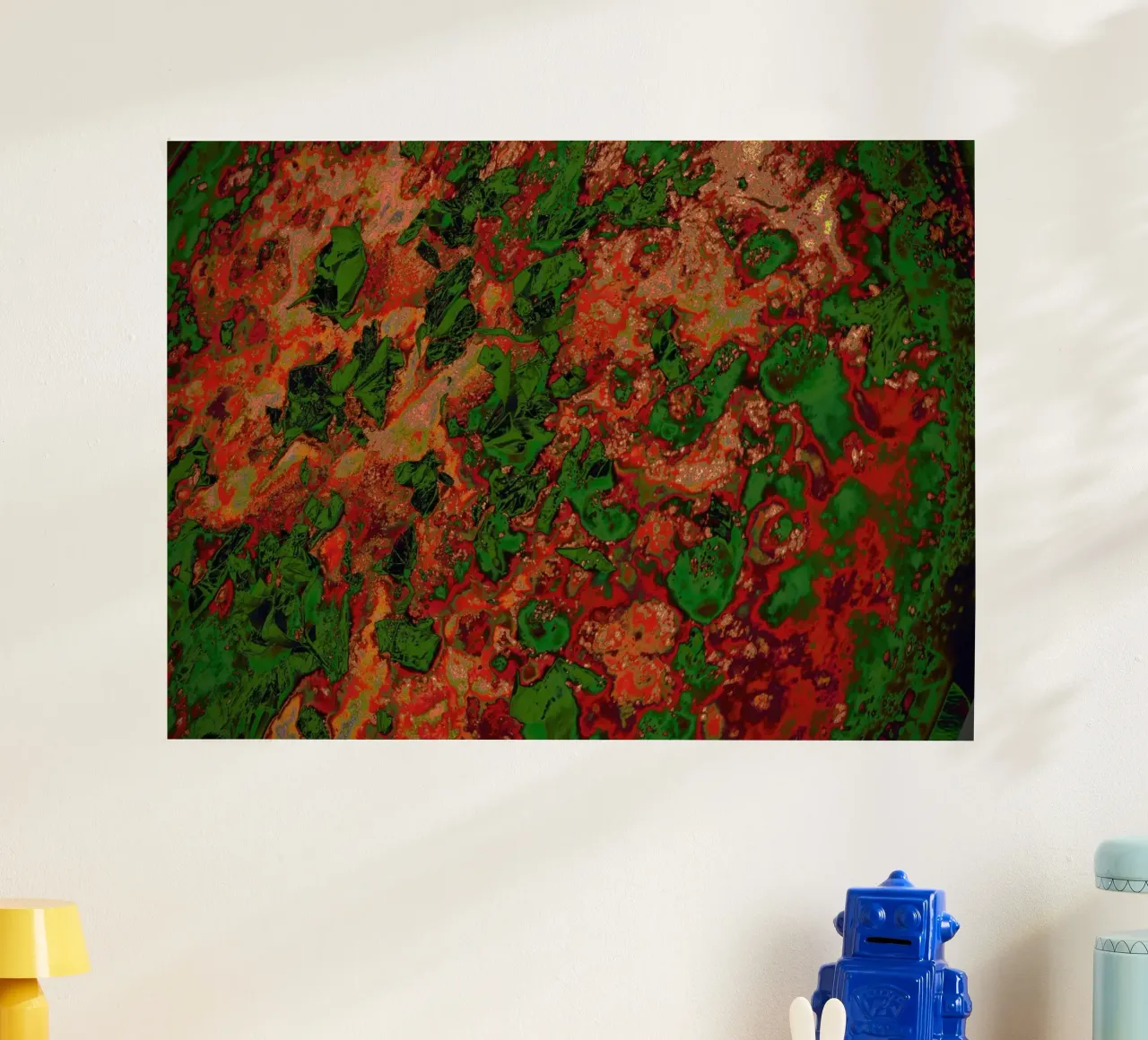 Pizza map poster by CASTILO Krass-Art