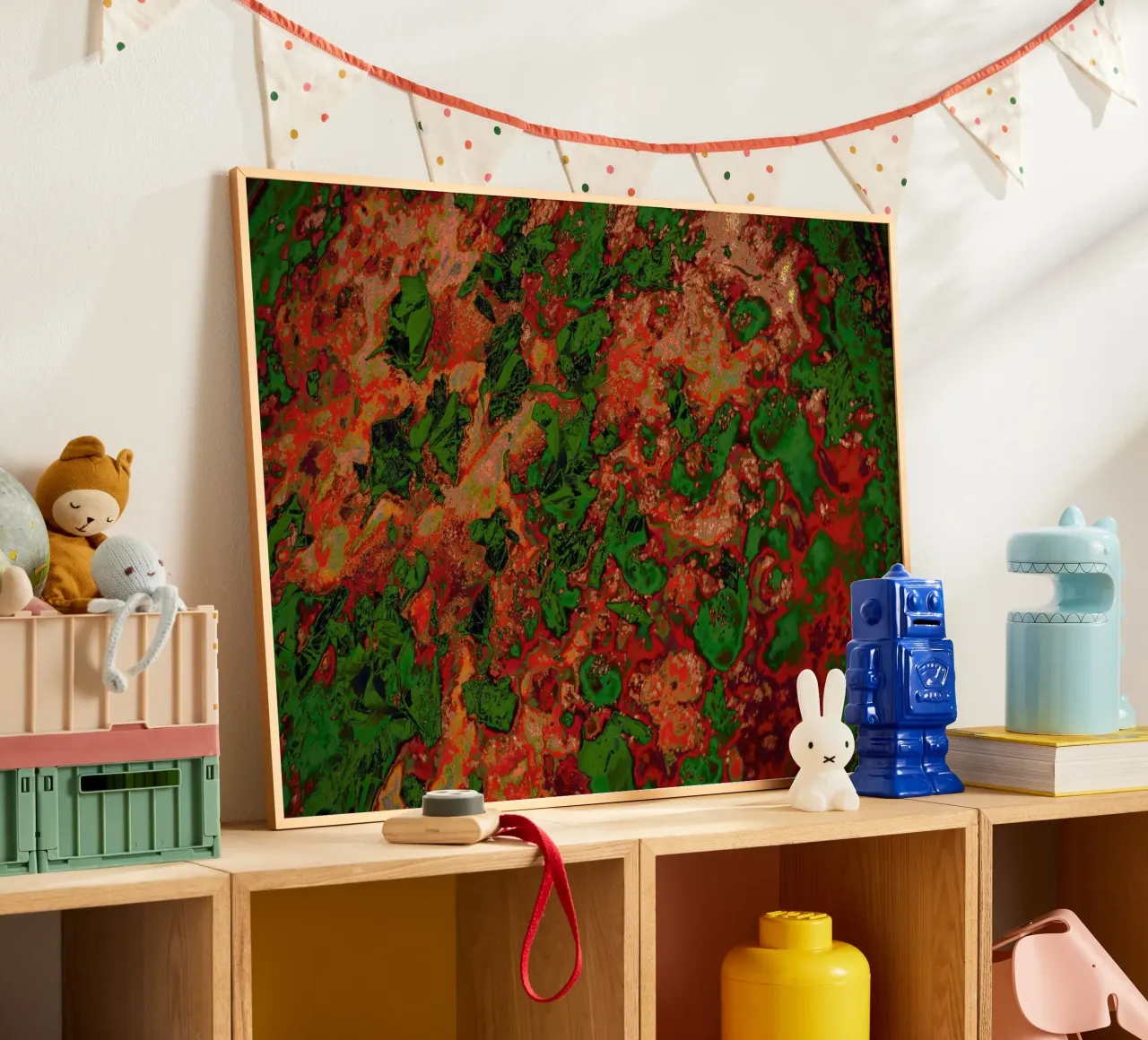 Pizza map poster by CASTILO Krass-Art