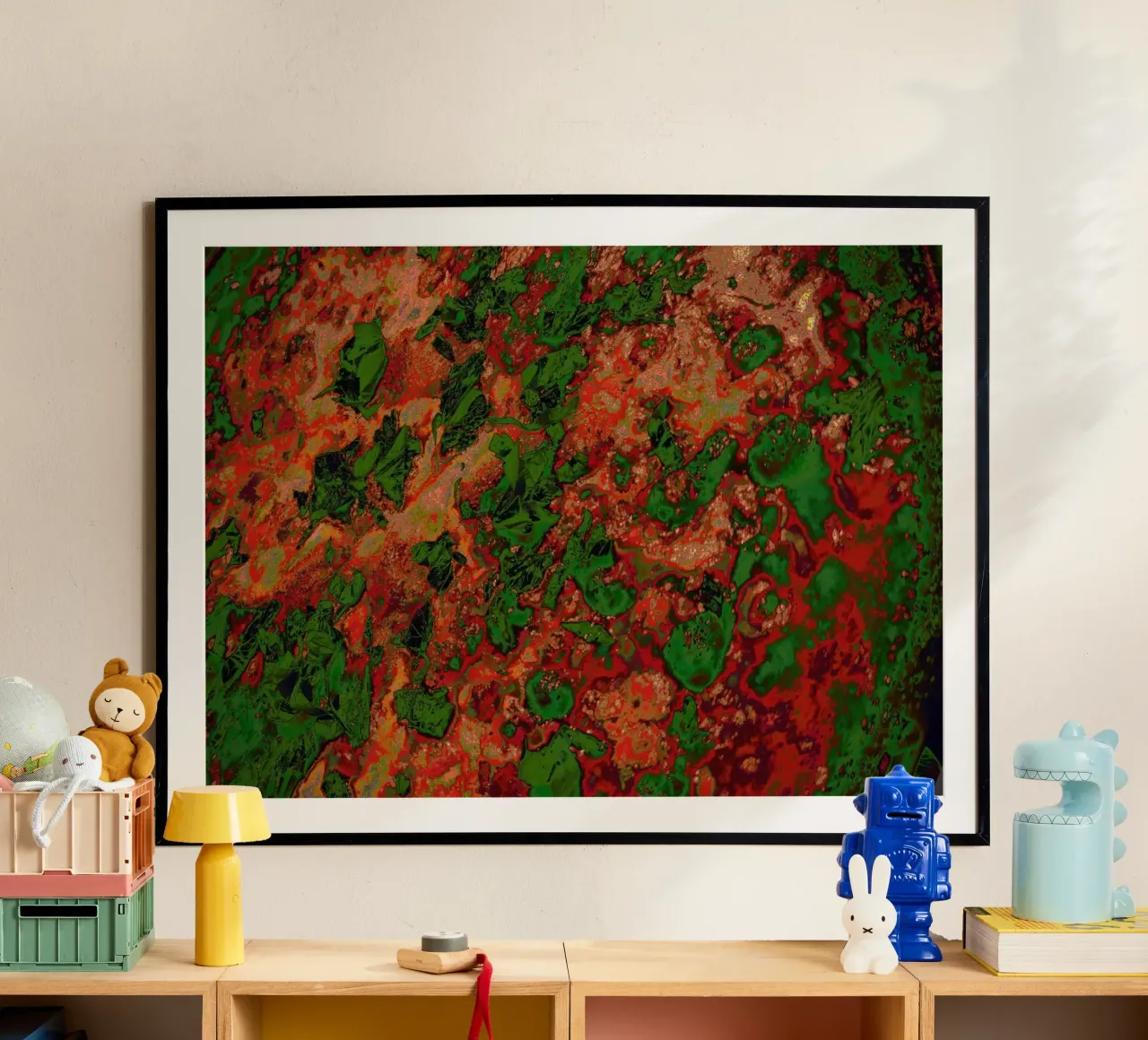 Pizza map poster by CASTILO Krass-Art