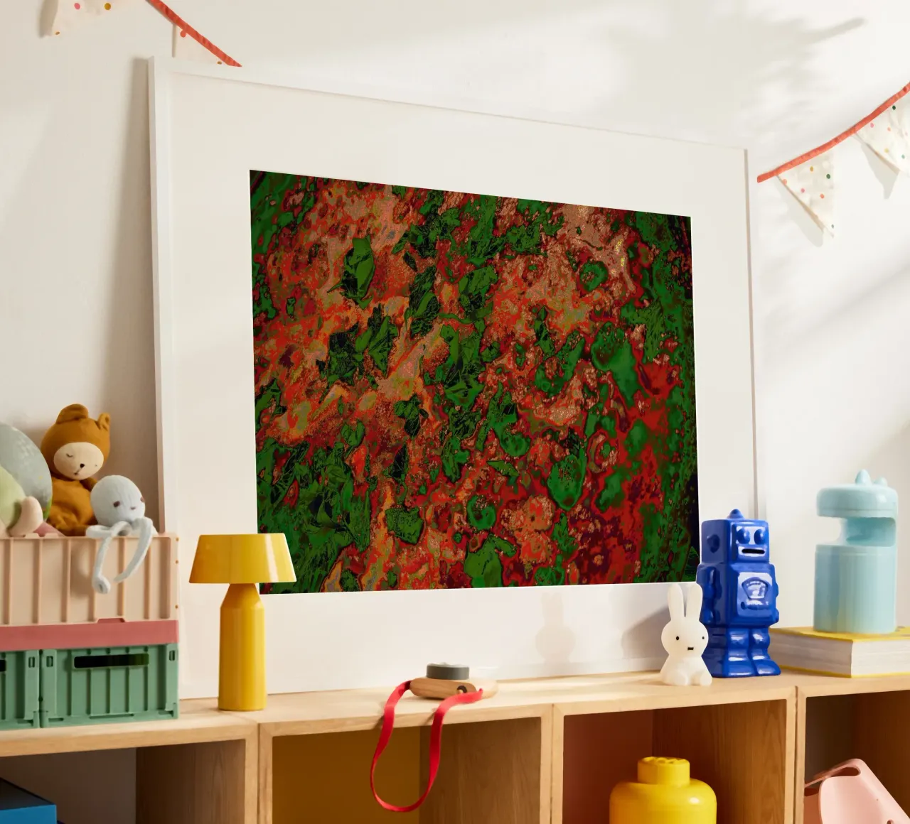 Pizza map poster by CASTILO Krass-Art