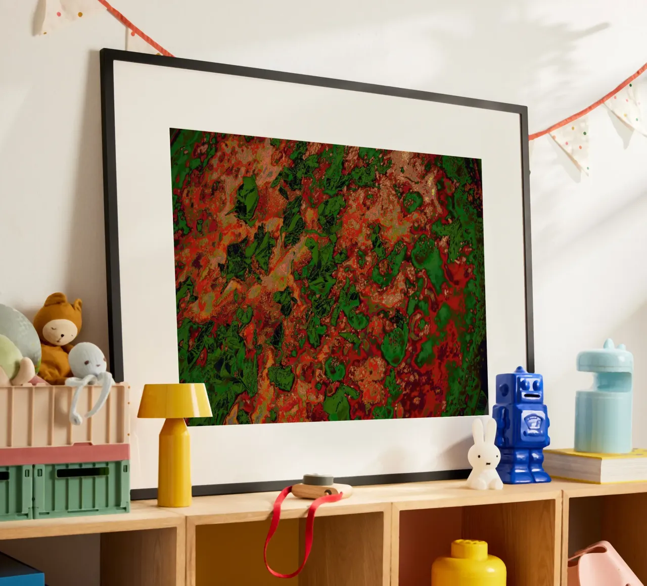 Pizza map poster by CASTILO Krass-Art