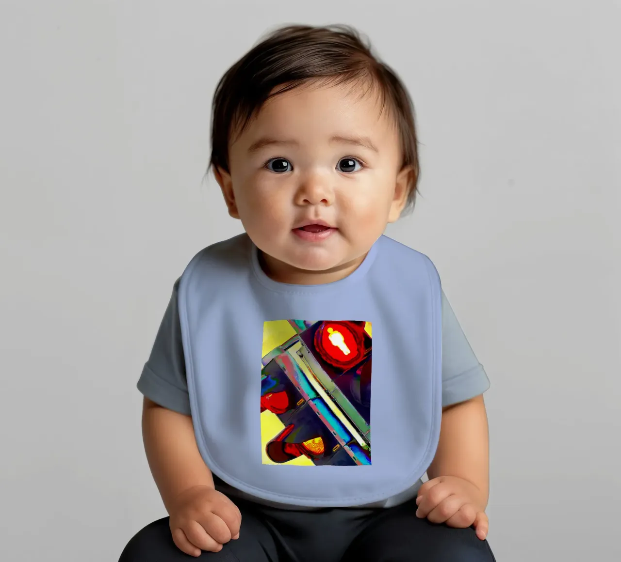 Alien Hells Traffic Babylätzchen von CASTILO Krass-Art