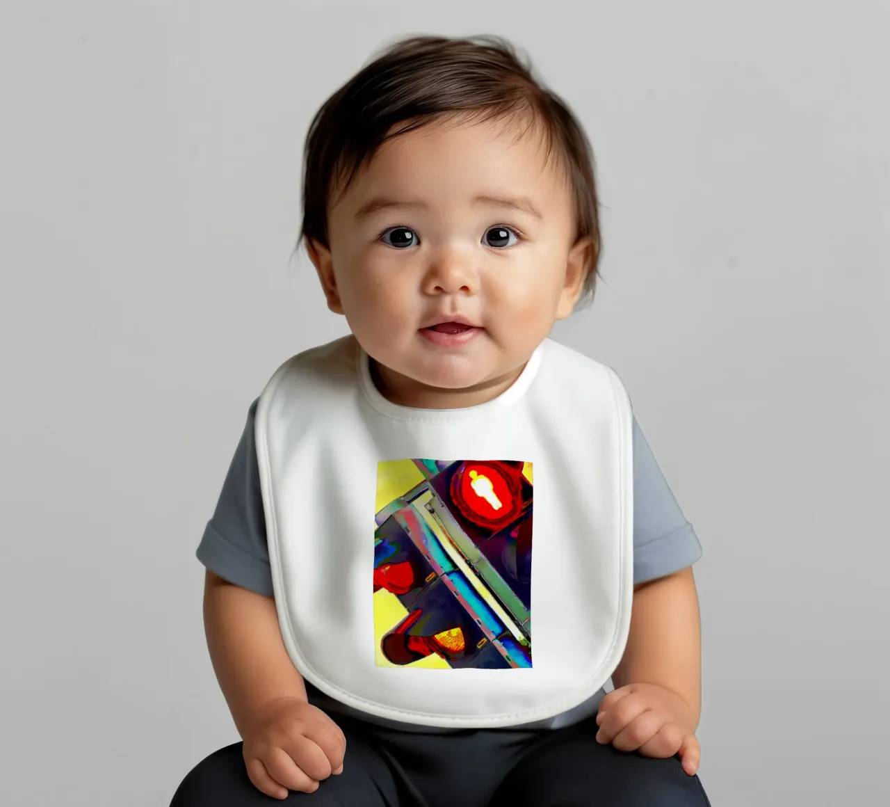 Alien Hells Traffic Babylätzchen von CASTILO Krass-Art