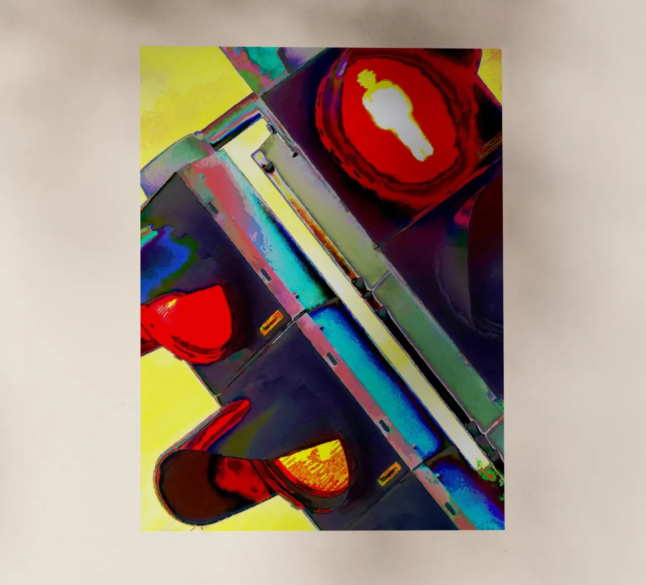 Traffico di inferni alieni pellicola backlit da CASTILO Krass-Art