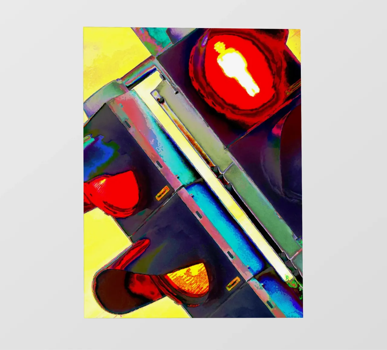 Traffico di inferni alieni pellicola backlit da CASTILO Krass-Art