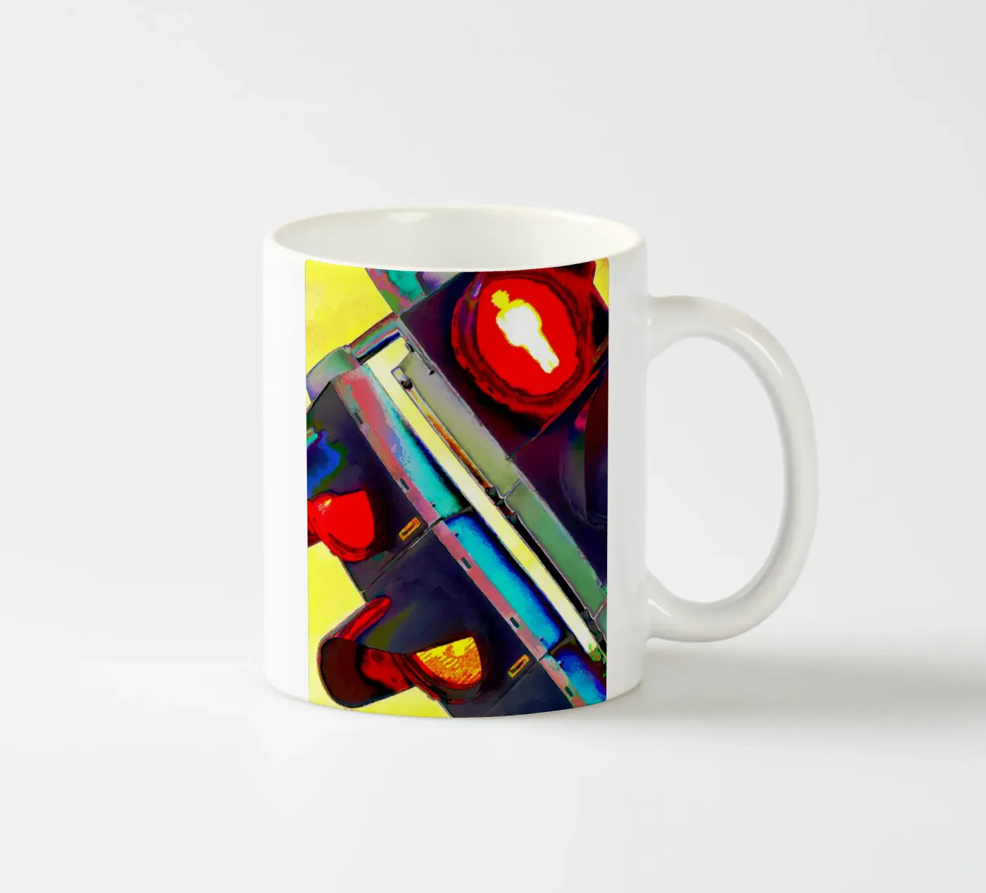 Alien Hells Traffic ceramic mug by CASTILO