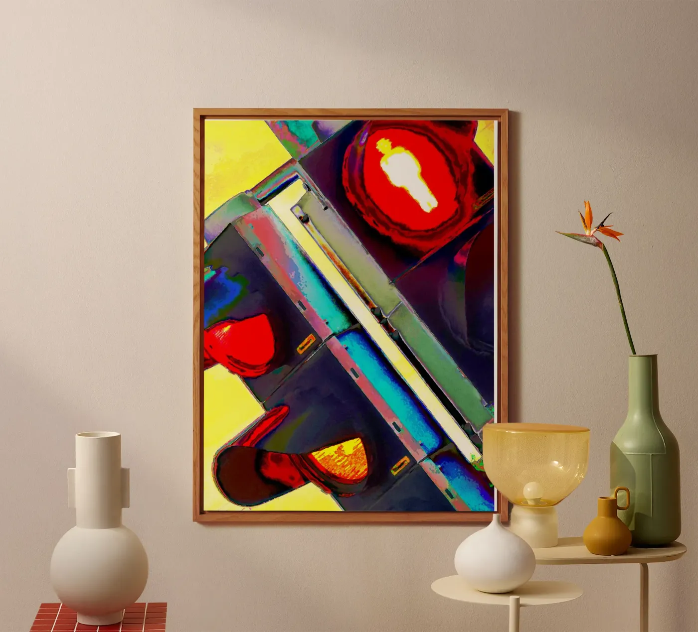 Traffico di inferni alieni alluminio dibond da CASTILO