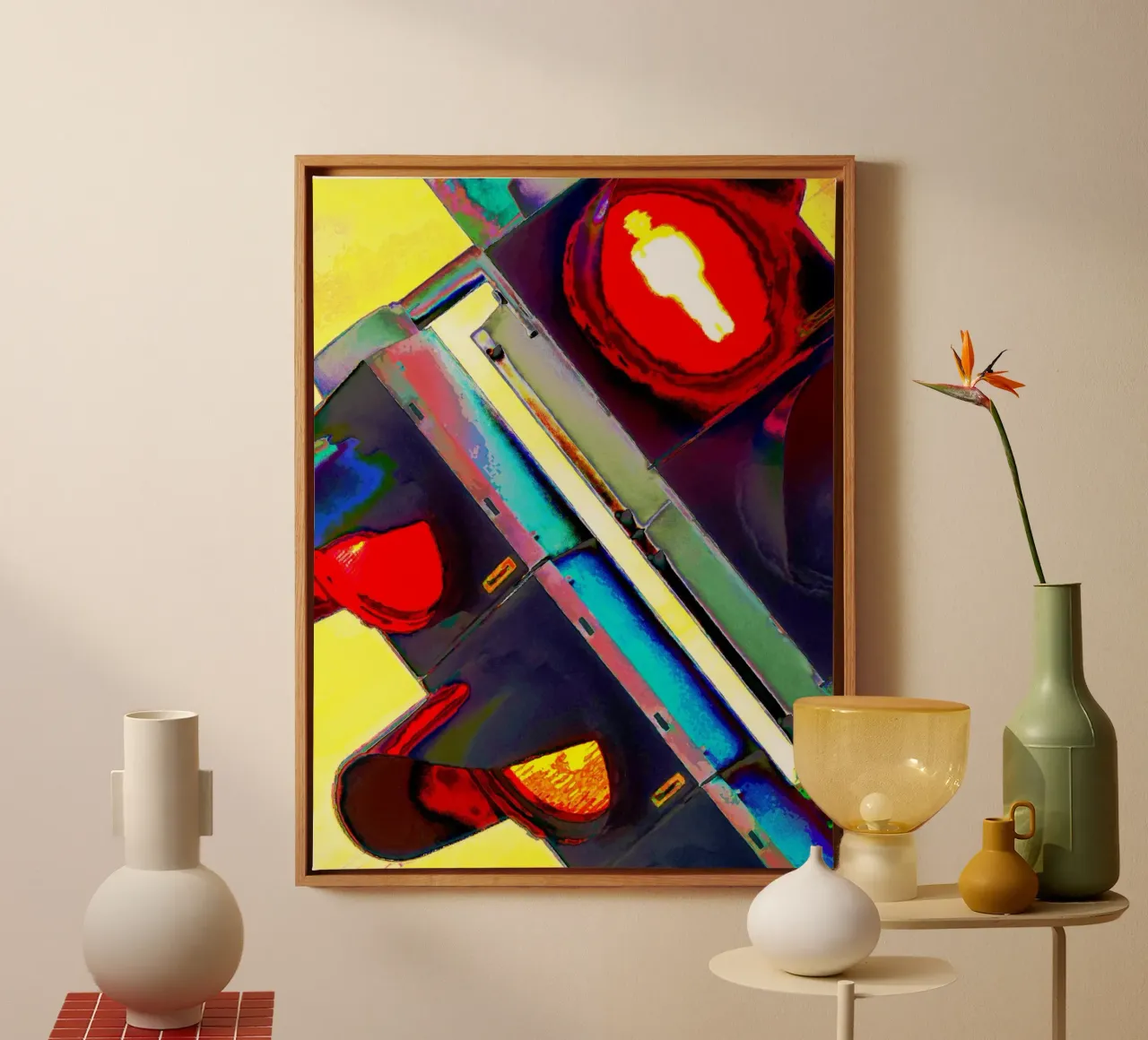 Traffico di inferni alieni tela da CASTILO Krass-Art