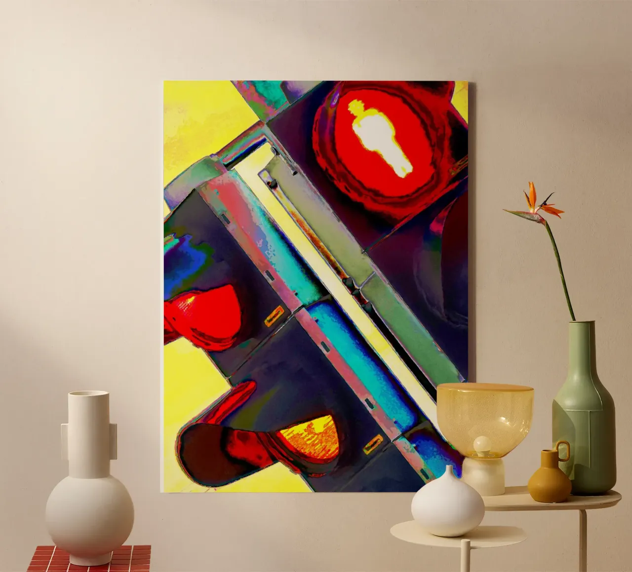 Traffico di inferni alieni tela da CASTILO Krass-Art