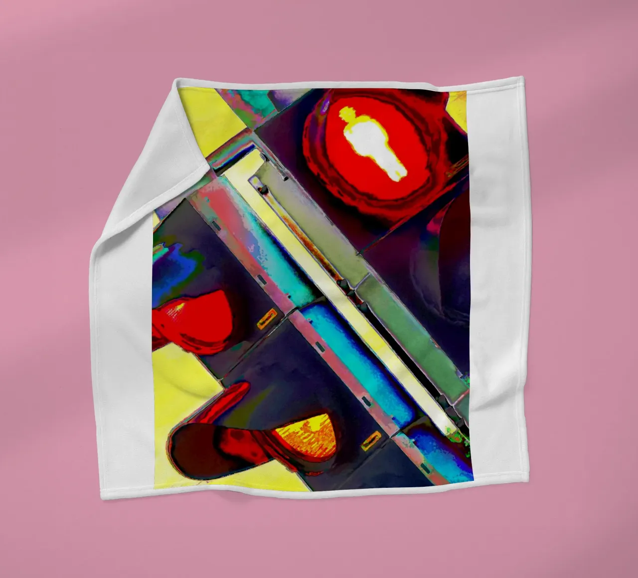 Alien Hells Traffic Fleecedecke von CASTILO Krass-Art