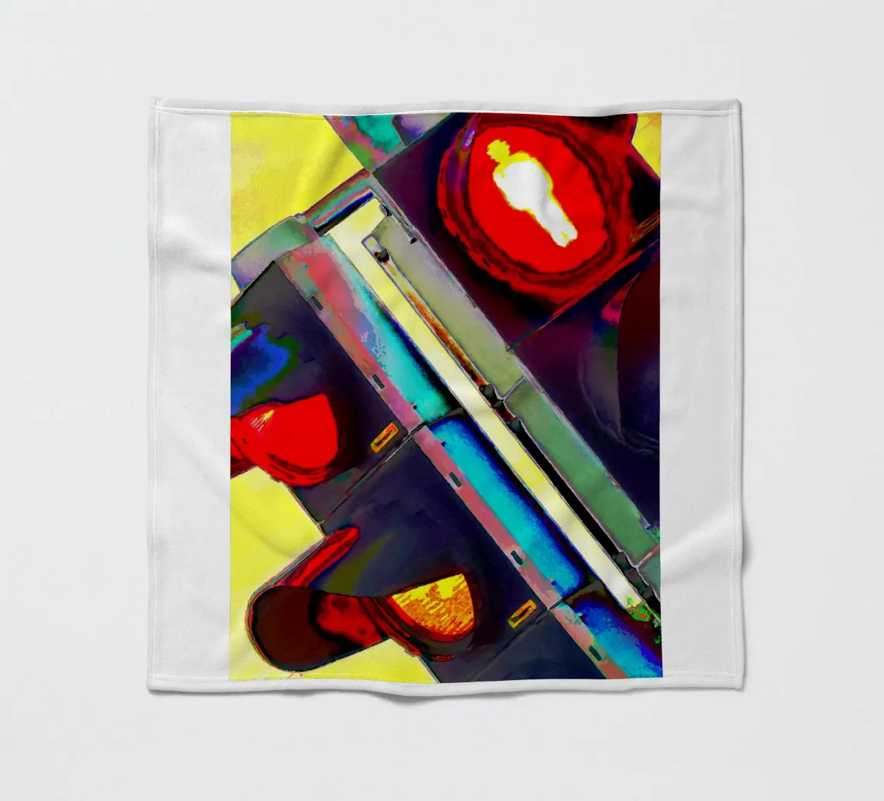 Alien Hells Traffic Fleecedecke von CASTILO Krass-Art