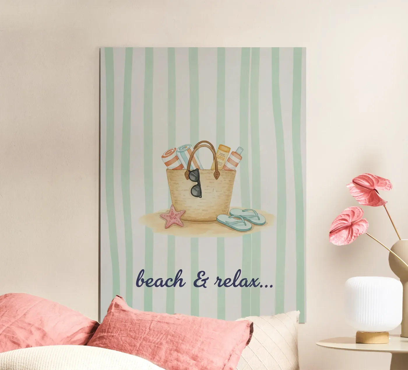 Strand & Entspannung Poster von The Poster Wordshop