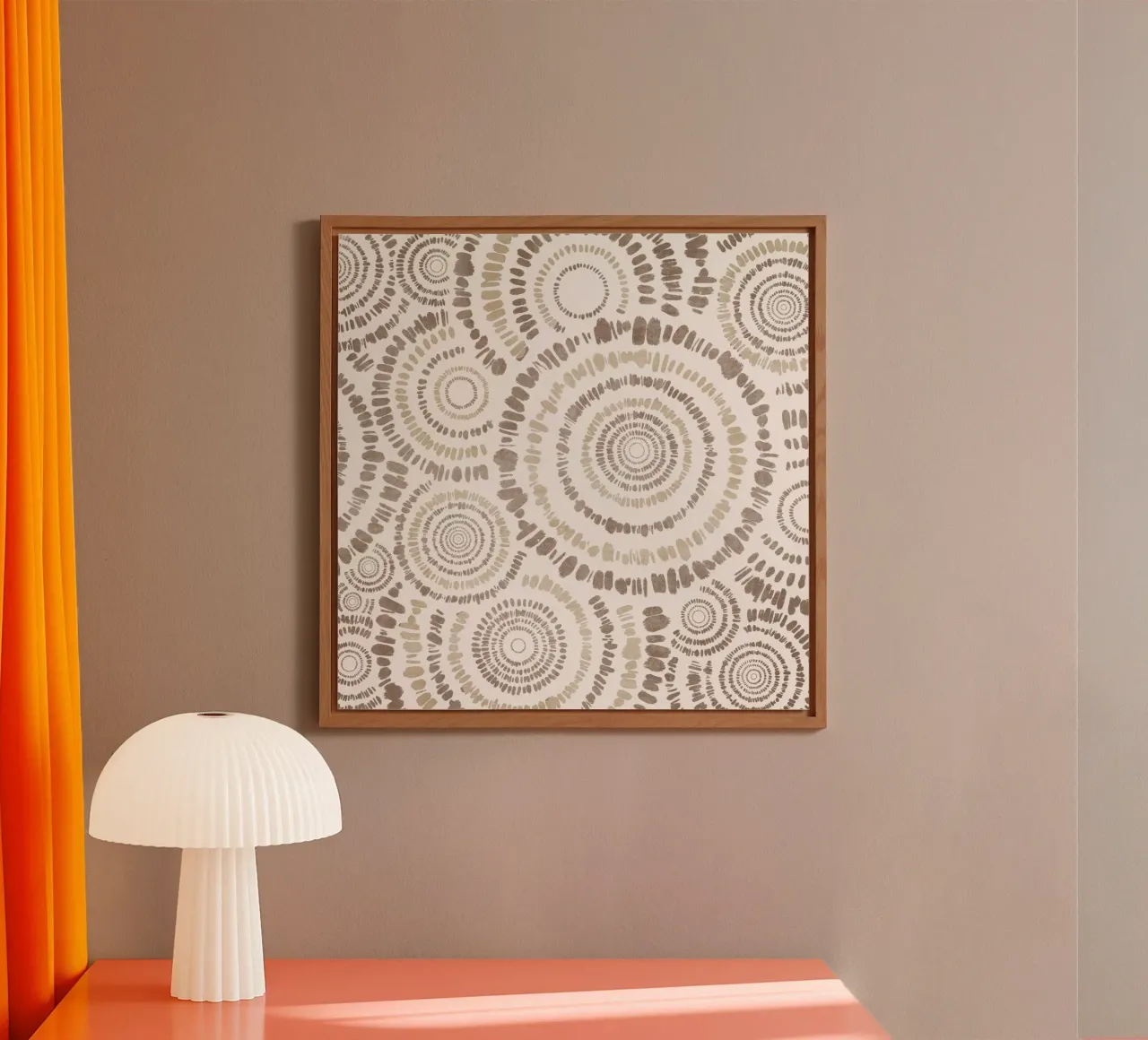 Agac - Boho Pattern forex plate by Emel Tunaboylu