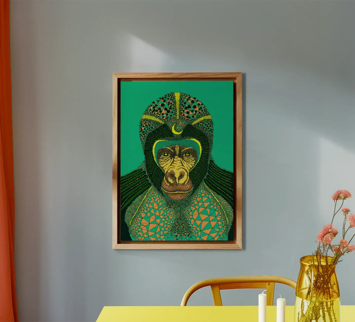 Gorilla Forex-Platte von Artsymalistic