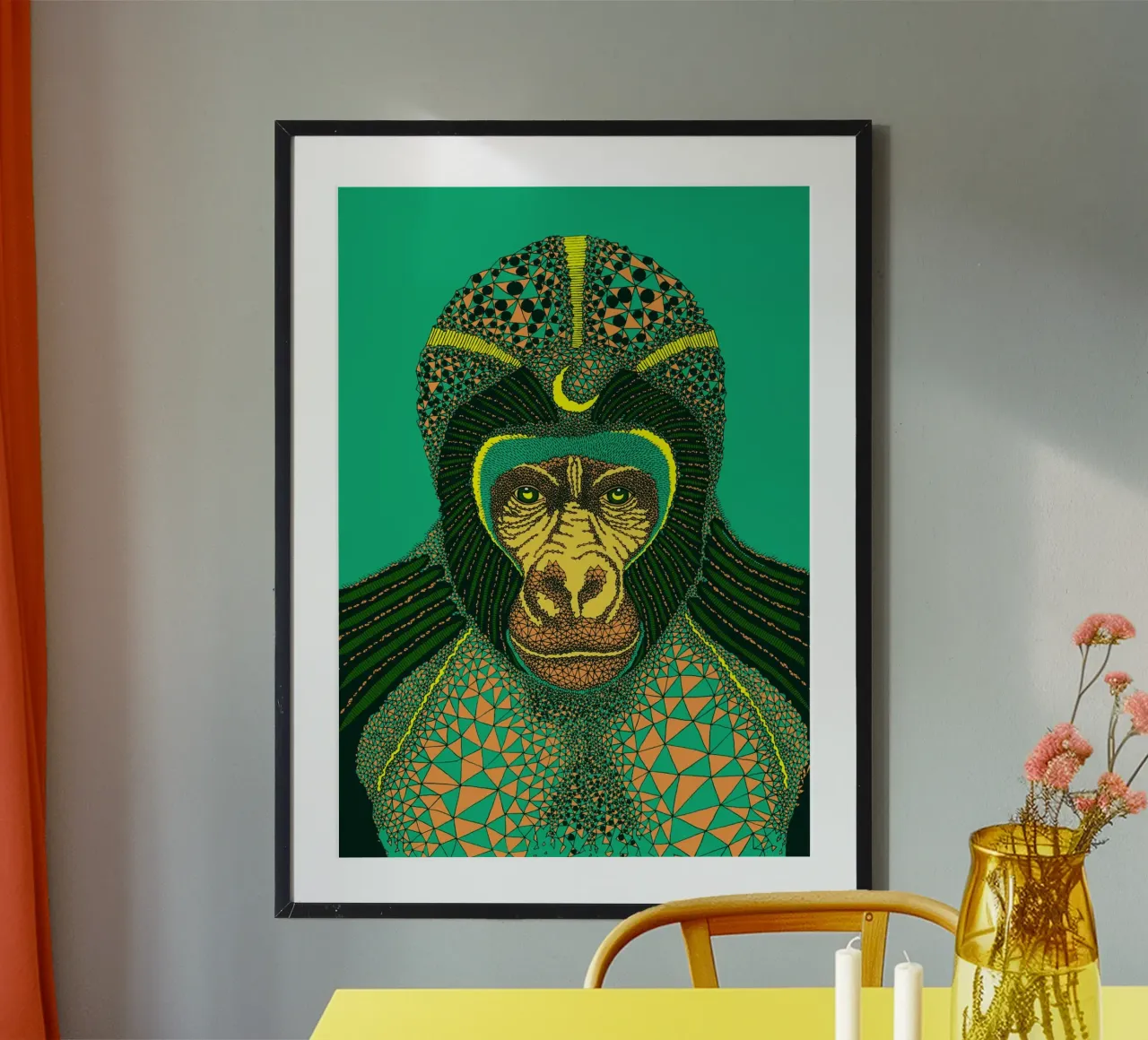 Gorilla poster da Artsymalistic