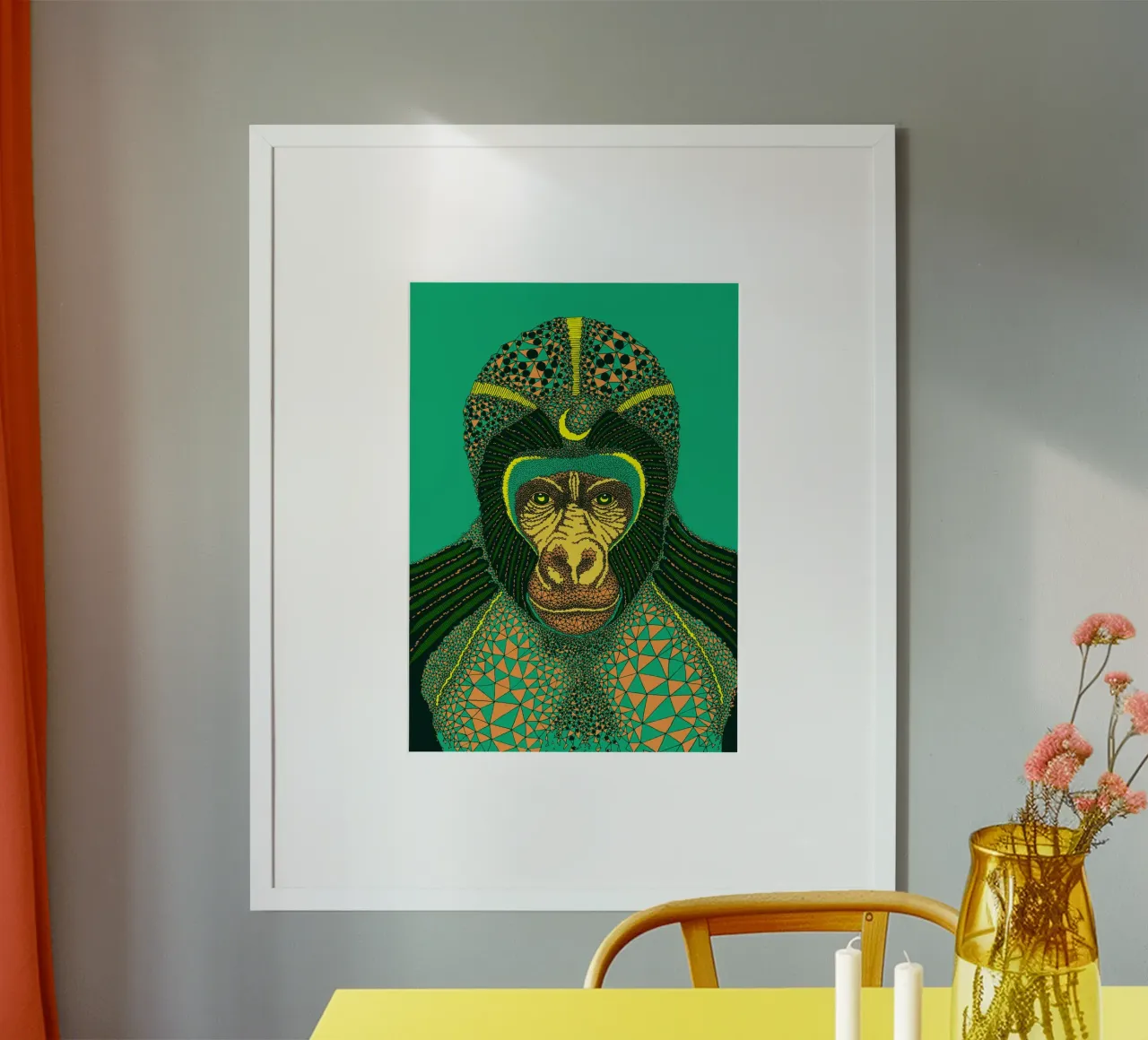 Gorilla poster da Artsymalistic