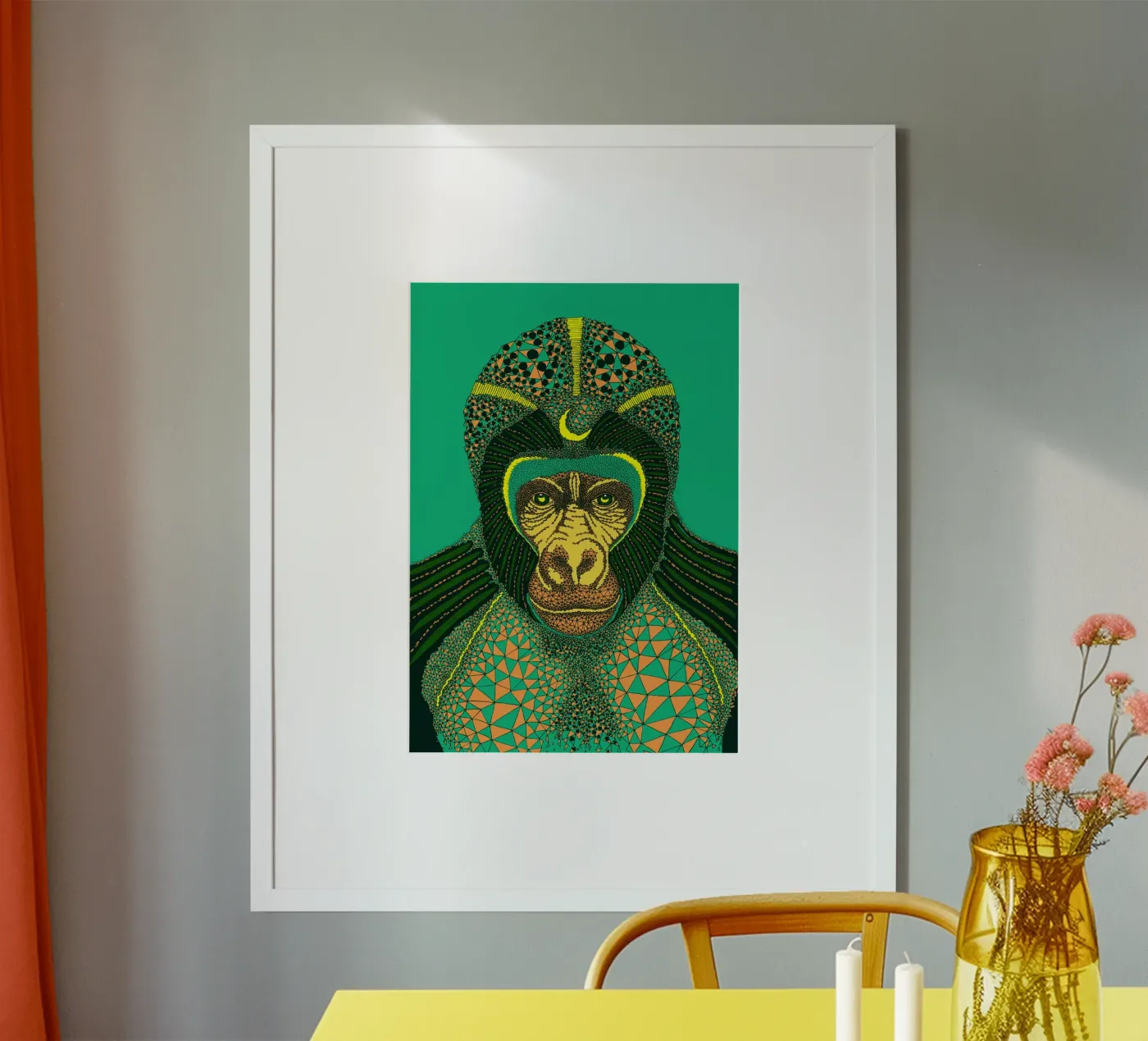 Gorilla poster da Artsymalistic