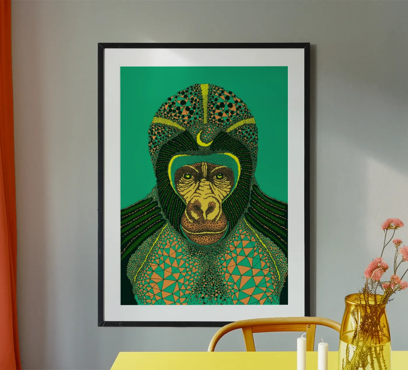 Gorilla poster da Artsymalistic